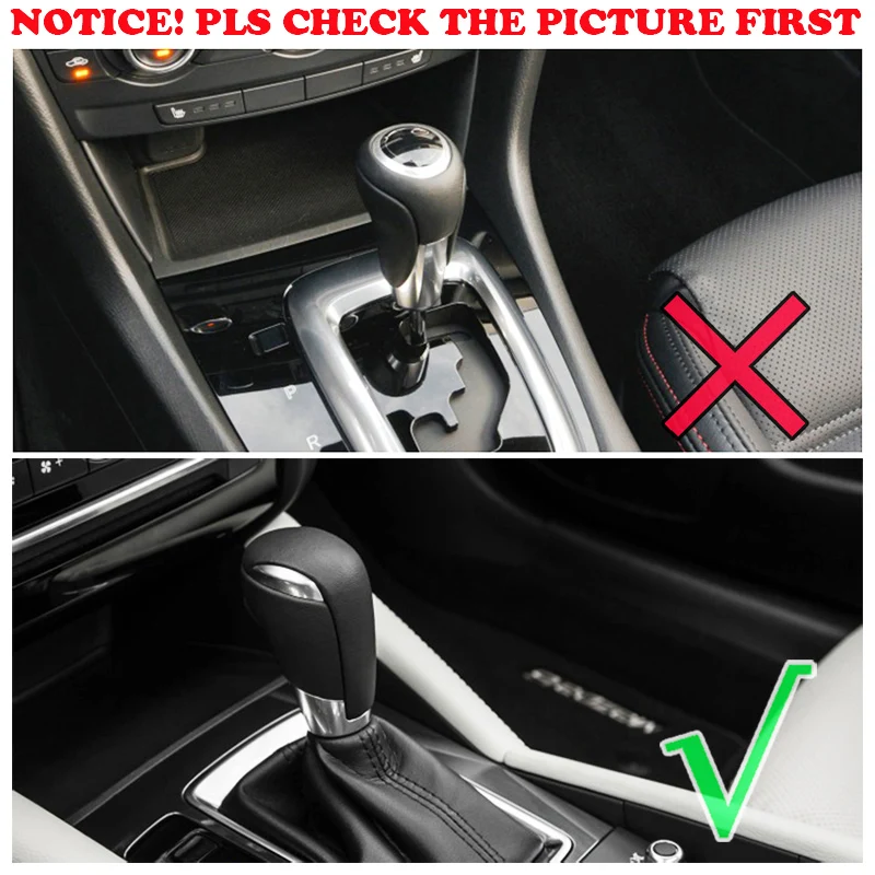 Fit For Mazda CX-5 CX5 2012 2013 2014 2015 2016 Chrome Gear Shift Knob Sequin Trim Cover Interior Badge Garnish Molding Cap Lid