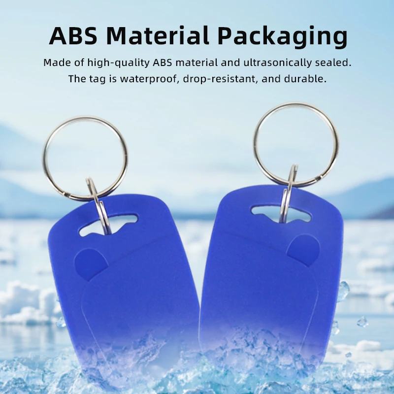 10pcs 860-960Mhz UHF RFID Keyfobs Tag Passive Long Read Range Key Tags for Personnel/ Vehicle Management