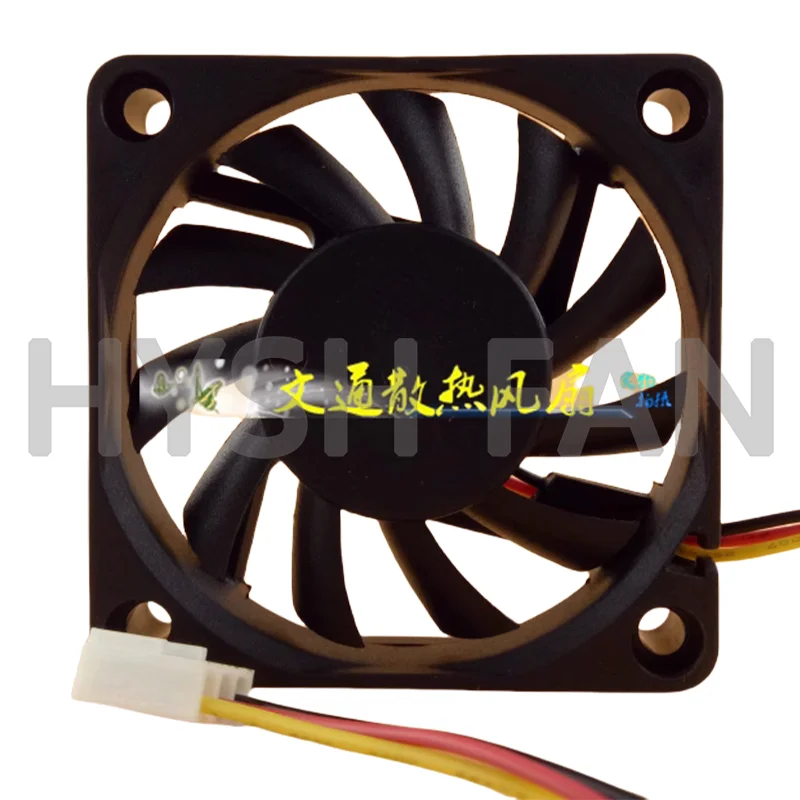 6010 6cm Dc12v 0.15a 3-wire Velocity Measurement Cooling Fan 6010l12s Nf1 Nf2