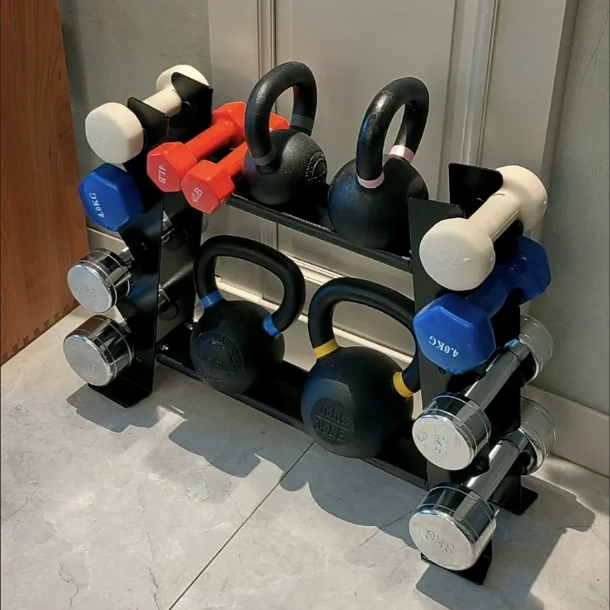 home-use-dumbbell-rack-stand-kettlebell-storage-double-layer-dumbbell-holder-gym-vertical-fixed-dumbbell-organizer