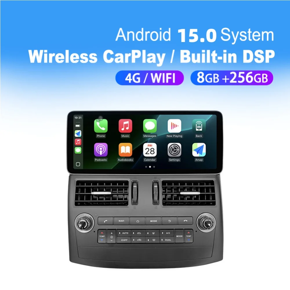 12.3” Android Car Multimedia Automotive For Infiniti FX35 FX45 2007 2008 Carplay Auto GPS Navigation Car Radio Stereo Head Unit