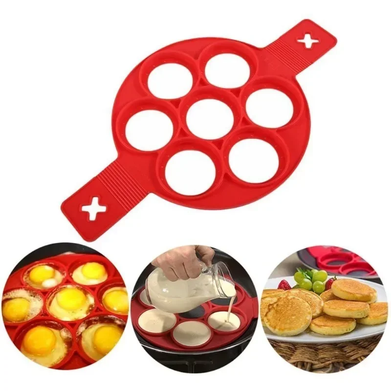 

Pancake Mold Stainless Steel Fried Egg Pancake Shaper Mold Nonstick Flip Pancake Maker Forms Creative Kitchen