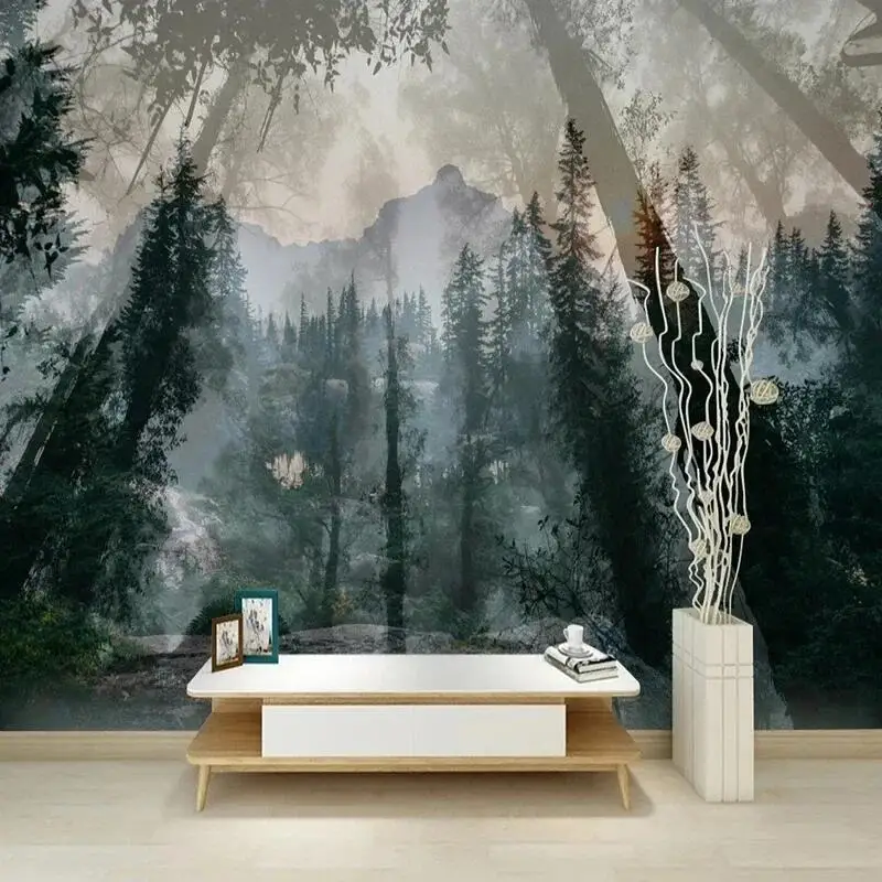 3D Wallpaper Tropical Natural Forest Scenery Photo Wall Mural For Living Room Sofa Background Wall Home Decor Fresco Papel Tapiz