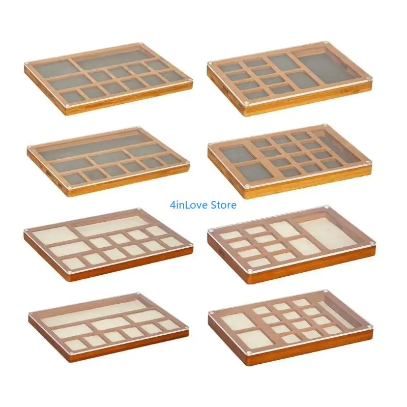 T4MD Multiple Compartment Beading Board With Elastic Band And Lettered Sections