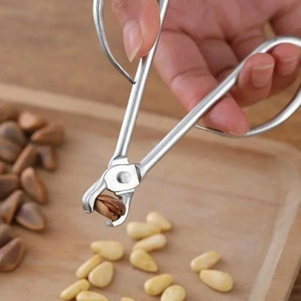 1PC Pine Nut Clamp Practical with Pine Nut Pliers Labor-saving Durable Pine Nut Opener Kitchen Gadgets and Accessories