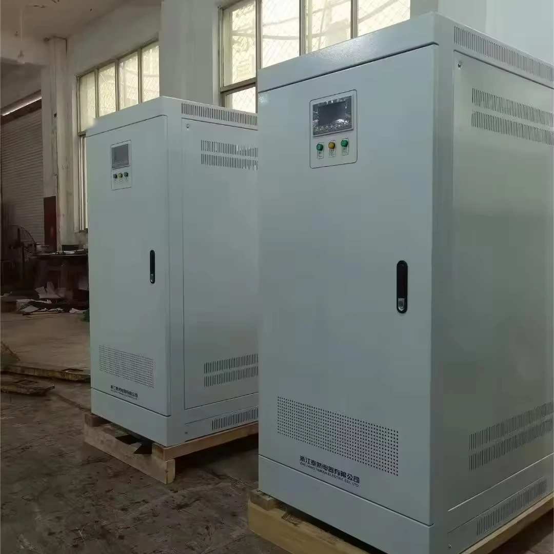 300kva ثلاث مراحل 380 فولت / 400 فولت تيار متردد منظم جهد كهربائي أوتوماتيكي بسعر المصنع