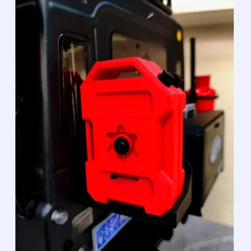 MJX H8H RC Remote Control Car Body Modification Parts Storage Box Oil Pot Set Spare Tire Toolbox Roof Tent Box Storage Box