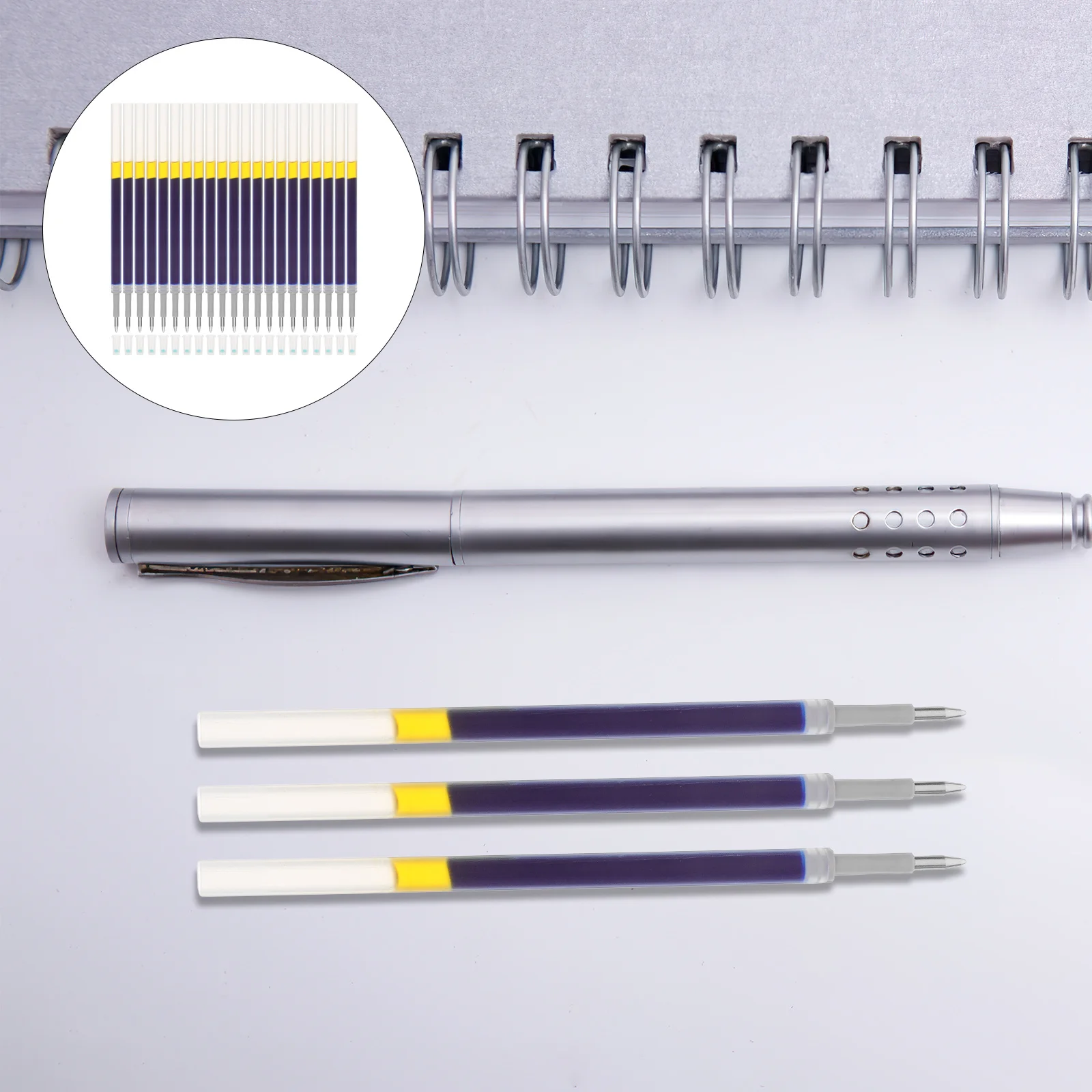 60 قطعة من عبوات أقلام الكتابة ذات الأداء السلس ولا تسرب، هدية عيد ميلاد رائعة للمراهقين، عبوات بلاستيكية قابلة لإعادة الاستخدام