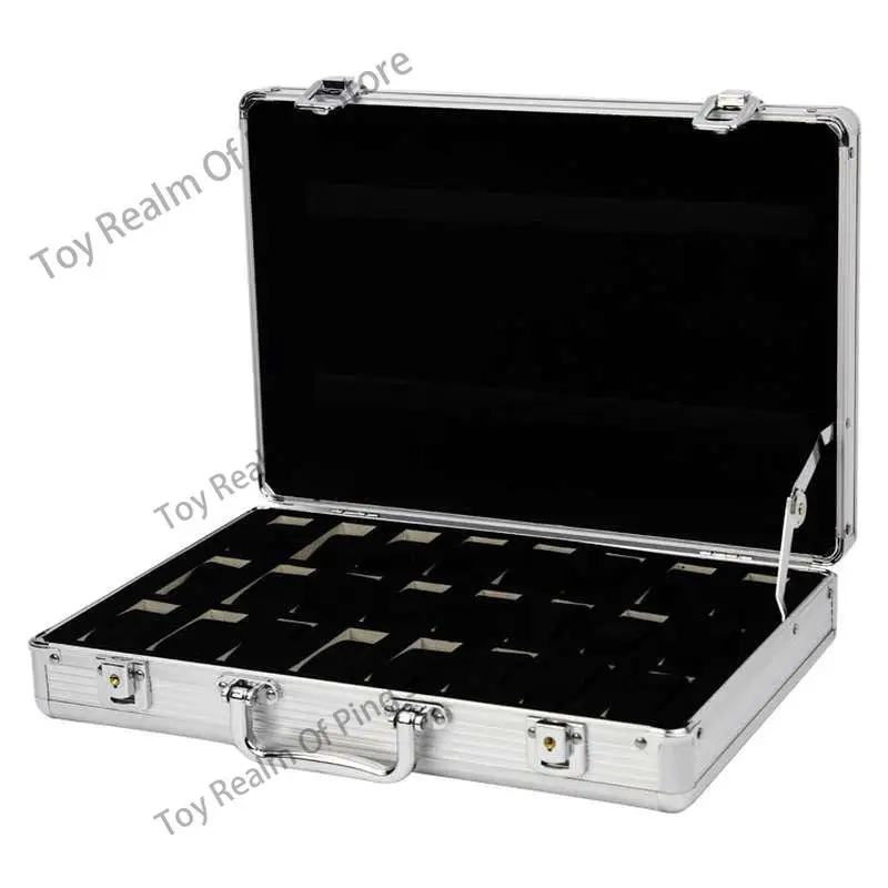 Aluminum alloy watch box 24 digit aluminum watch box 24+12 36 digit watch display box