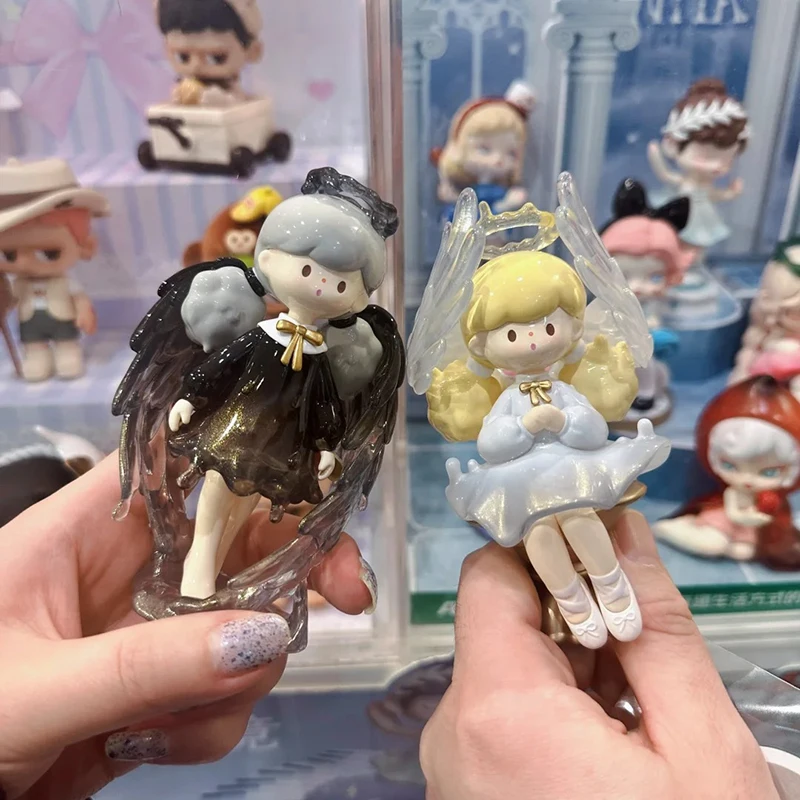 

Molinta Blind Box Popcorn Natural Tangible Creative Display Fashion Doll Hand Mystery Box Cute Tabletop Toys Display Surprise G