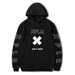 Winter Hoodies Sam And Colby Pullover XPLR Hoodie Printed Sam And Colby Hoodies Sweatshirts Men Hoodie Youtube Casual Sweatshirt