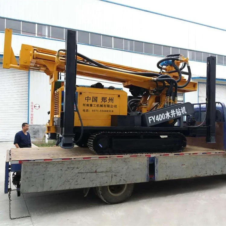 Factory price 400m water well drilling rig Diesel Engine Borehole Drilling Machine Durable and Powerful for Water Supply
