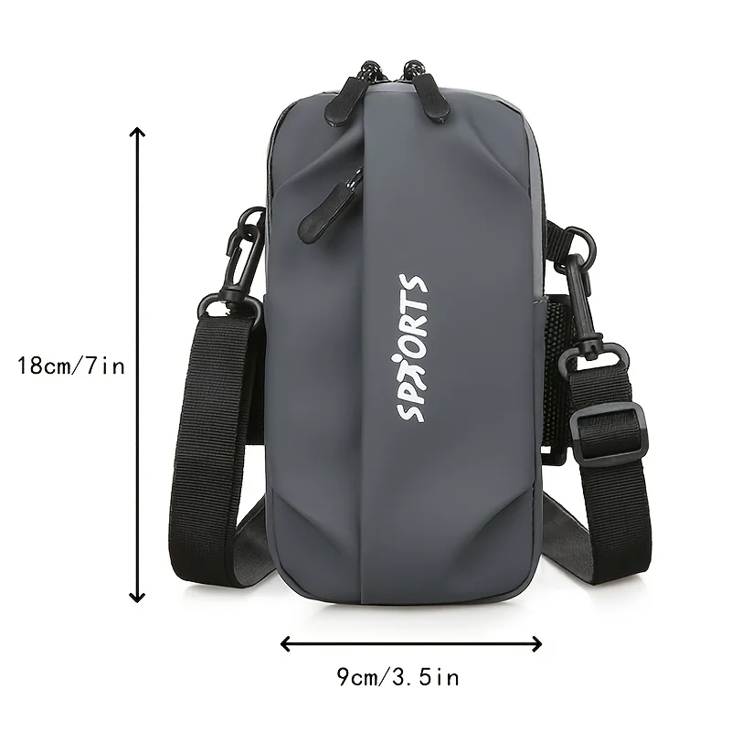 กระเป๋าใส่แขนโทรศัพท์สําหรับวิ่ง กระเป๋าสะพายไหล่เดี่ยว กระเป๋าสะพายข้าง อุปกรณ์กีฬาฟิตเนส กระเป๋าใส่โทรศัพท์สําหรับเดินทาง