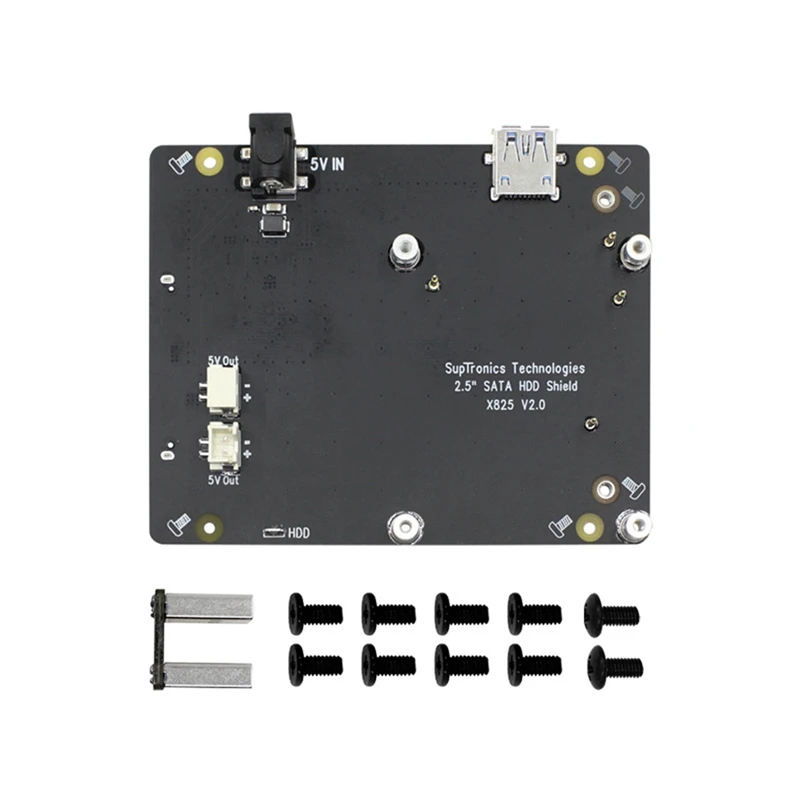 Imagem -06 - Placa de Expansão de Armazenamento para Raspberry pi 4b Disco Rígido Sata Placa de Expansão Ssd Drive X825 V2.0 Nas 25