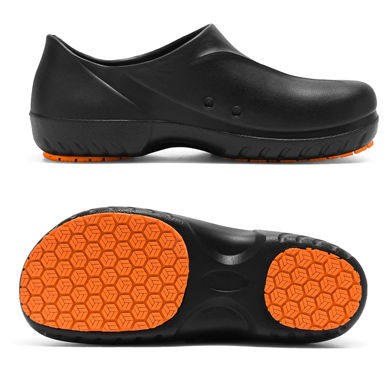 Professional Kitchen Working Shoes for Chef Men Women Anti-Slip Restaurant Work Sandals