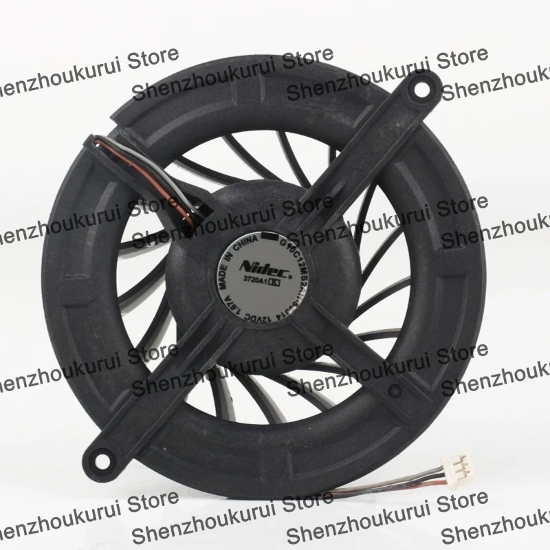 

Three-wire G10C12MS2AH-56J14Original genuine product Nidec 24V 48V DC 12V 1.67A AC EC 12030 120X120X30MM 12CM Case cooling fan