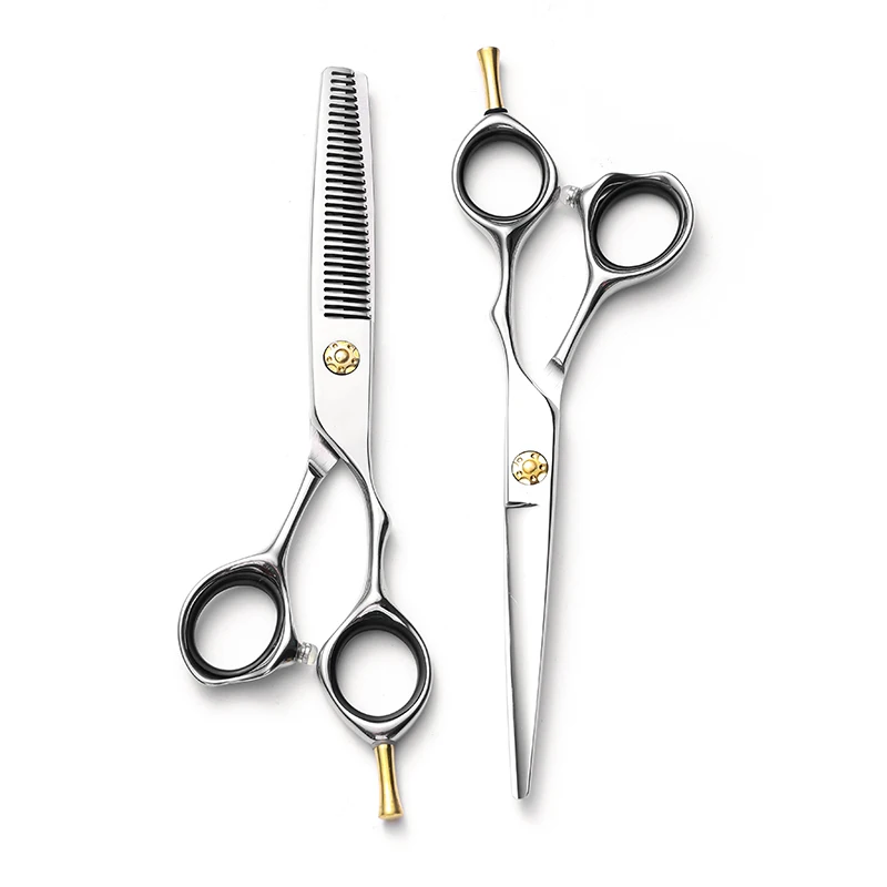 JP440C Professional Hair Scissors  Salon 6.0 Barber Scissors Hairdressing CuttingThinning Shears Set