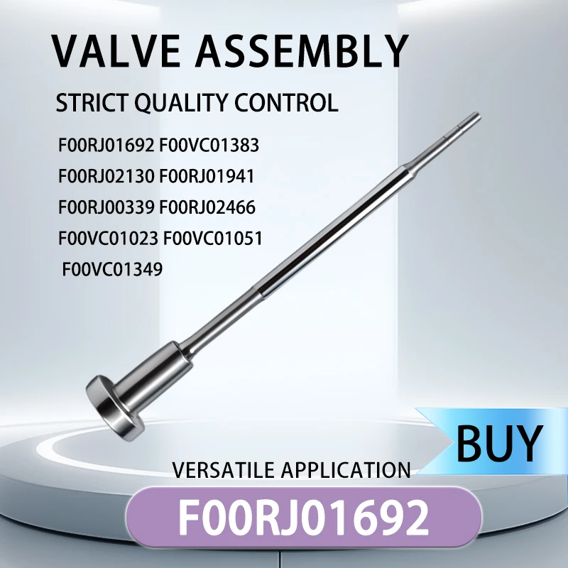 Diesel Fuel Injector Common Rail F00RJ01692 Valve Assembly F00VC01023F00VC01051 F00VC01349 For Fuel injector 0445120214 YG3033