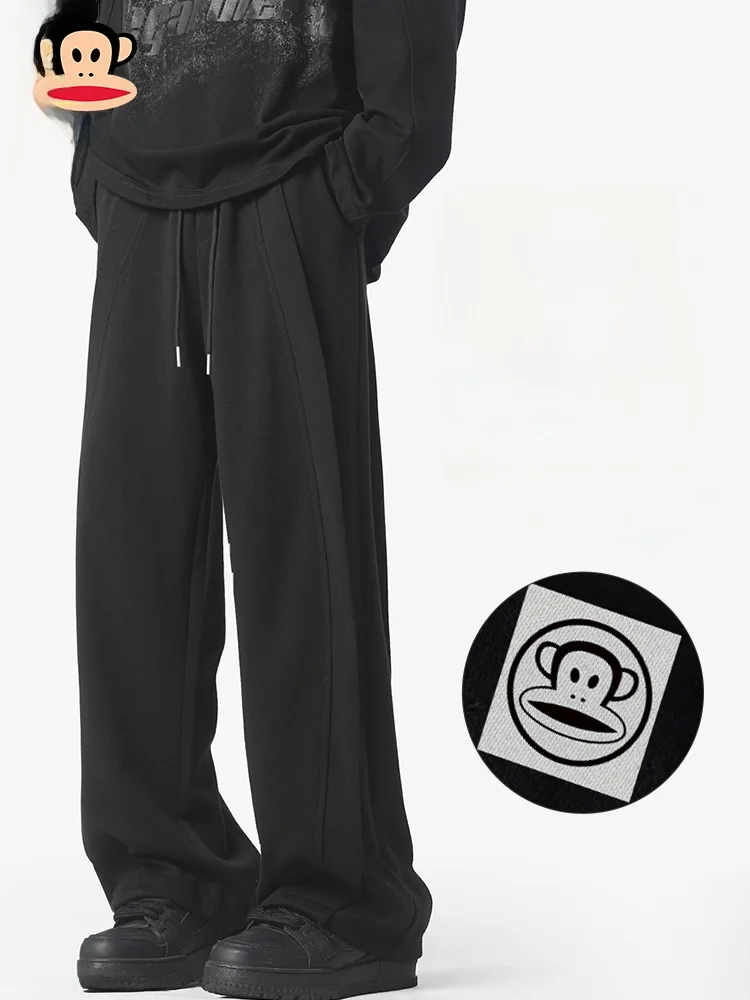 

Мужские повседневные брюки Paul Frank Loose American Style, весна 2024, прямые спортивные штаны из дышащего комфортного хлопка