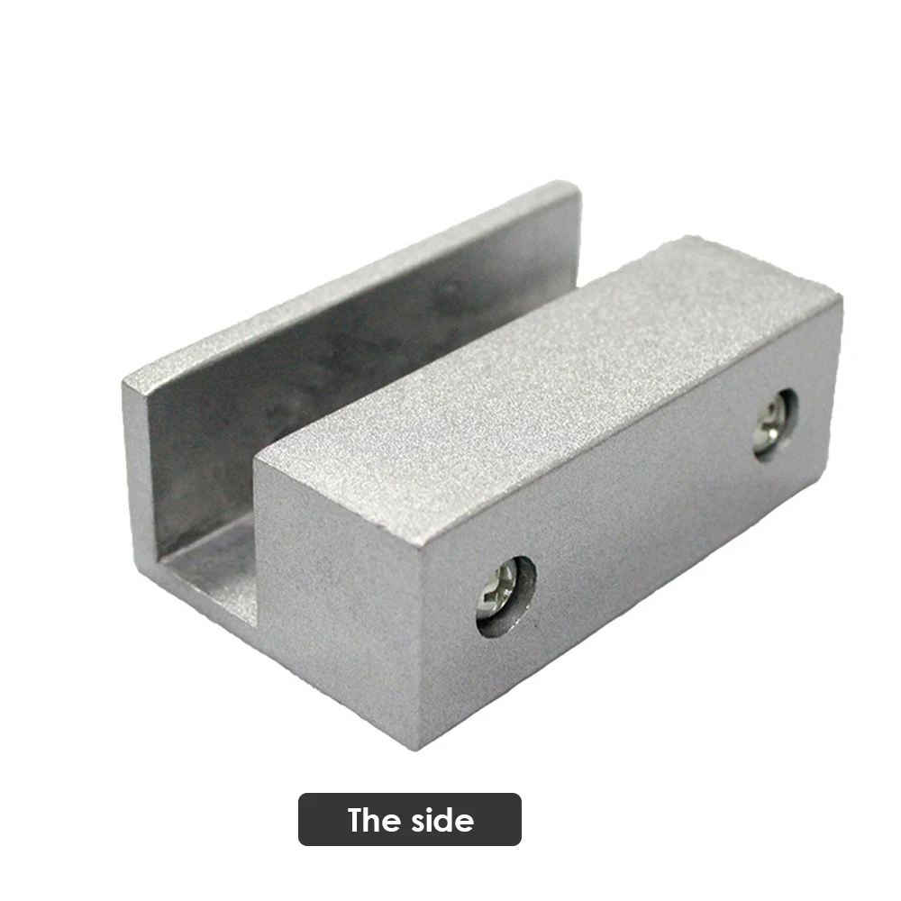 Aluminium Alloy  Electric Bolt Lock U Bracket Mini Bracket Bracket For Access control Frameless Glass Door Lock