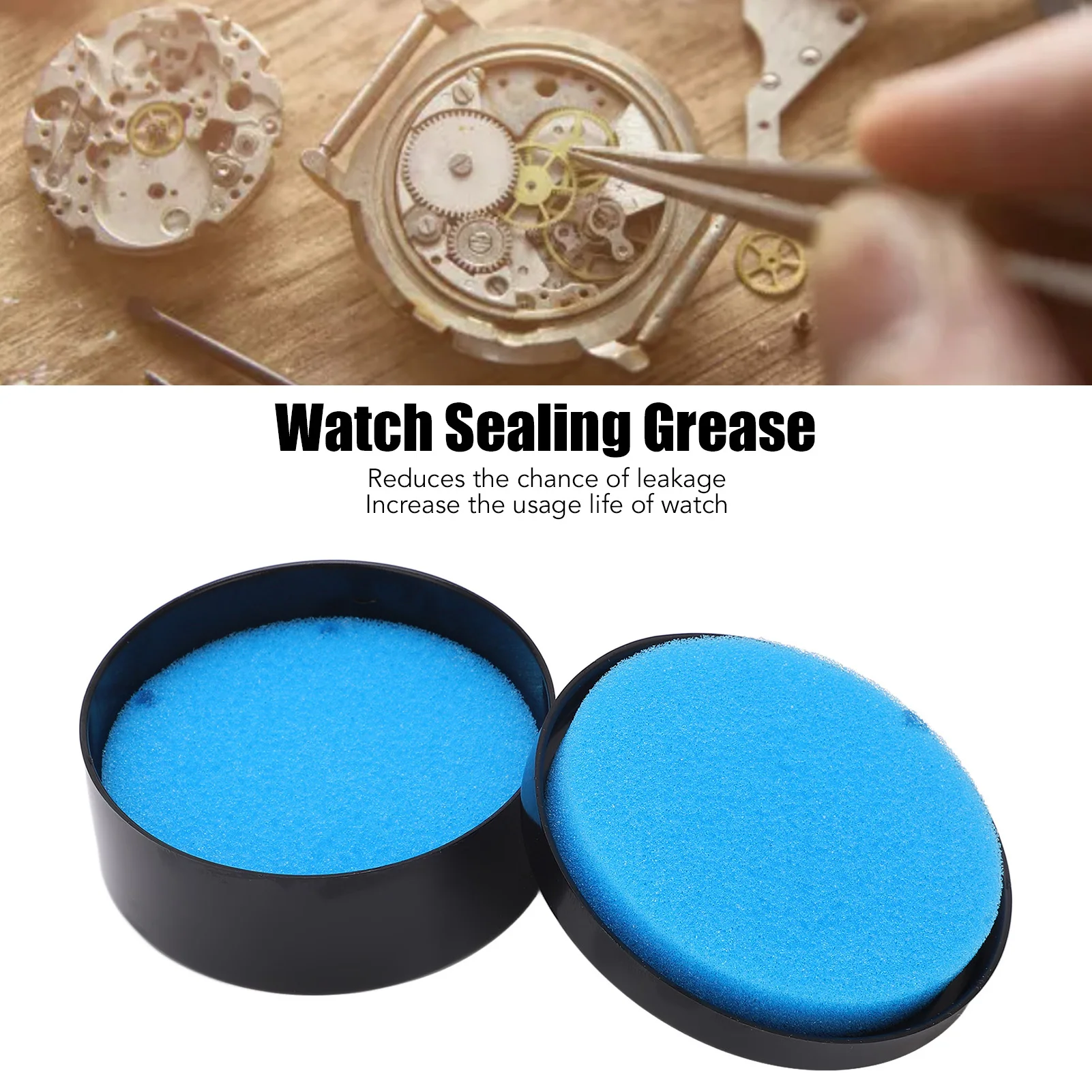

2 шт. Водонепроницаемая смазка для уплотнений часов, герметик для ремонта и обслуживания часов