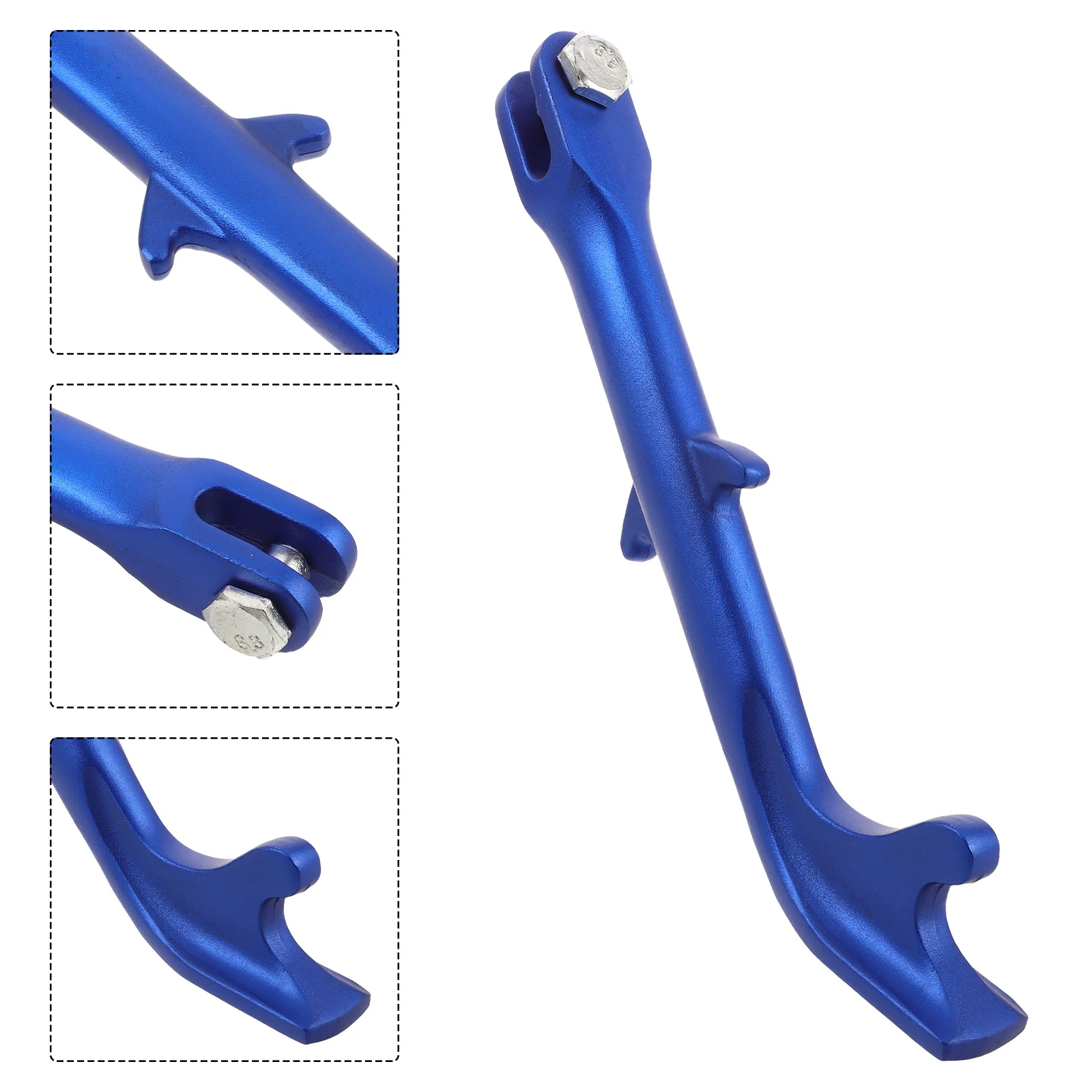 

Aluminum Alloy Side Scooter Parking Metal Motorcycle Side Kickstand Weather Resistant Durable Motorcycle Accessories Scooter