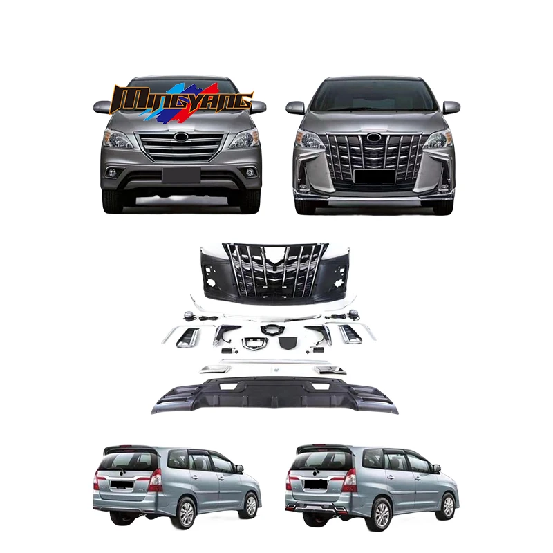

Modification High Quality LX Design Body Kit Car Bumpers for Innova Crystal 2012-2015