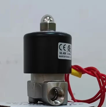

Original Taiwan 1/4 inch 316 stainless steel genuine SUS-8 steam air water solenoid valve
