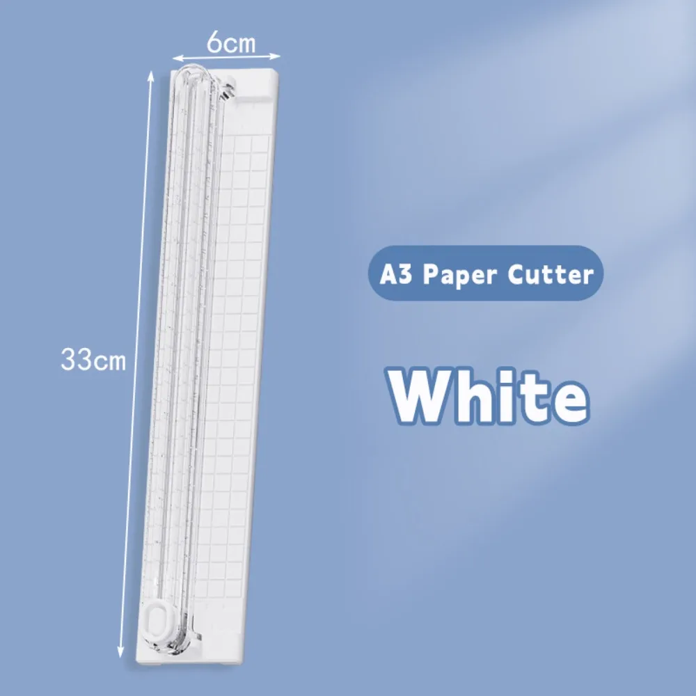 New A3/A4 Paper Cutting Paper Cutter with Pull-out Ruler Portable Paper Trimmer Bidirectional Paper Cutting Tool School Office