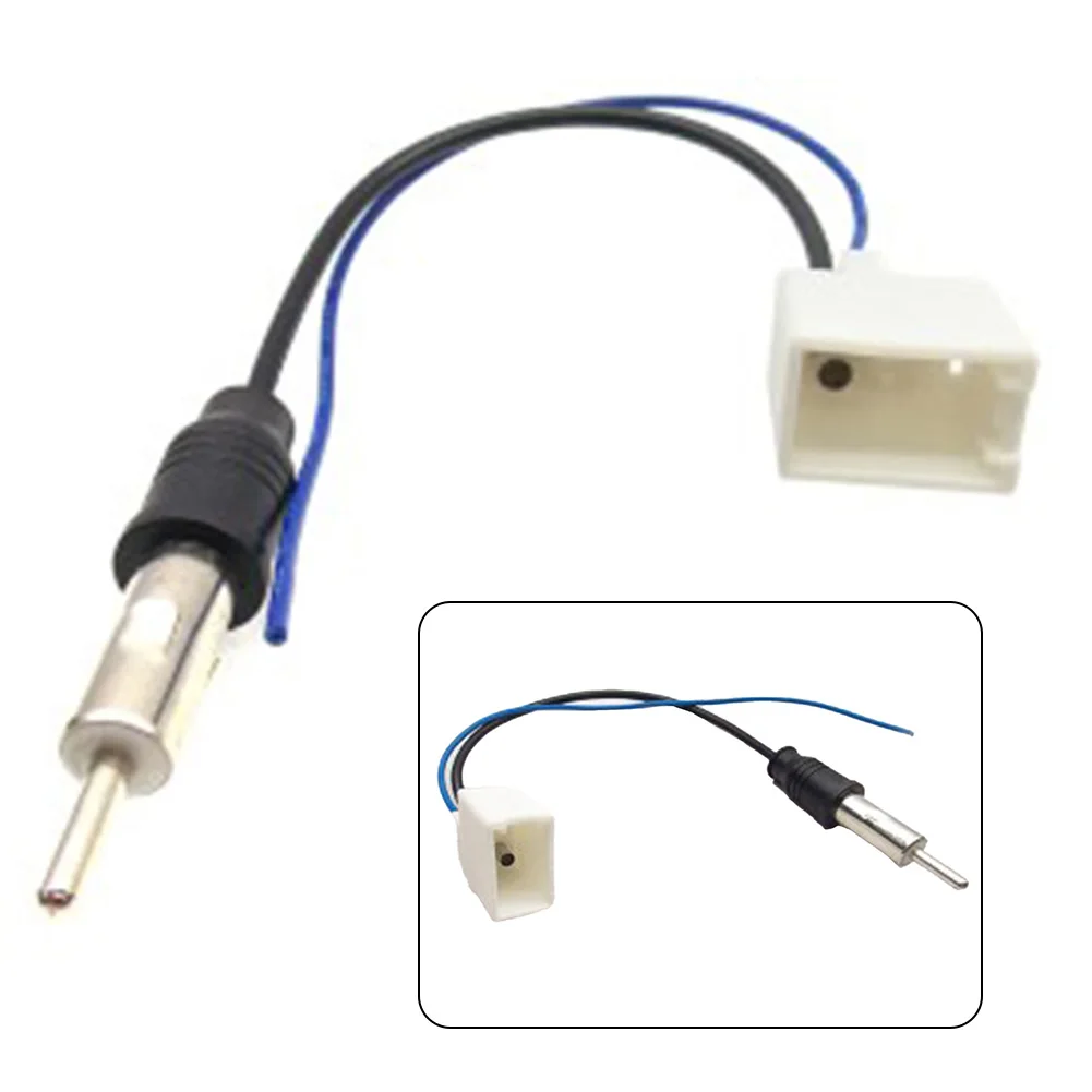 Convertidor de antena AM Radio de FM para coche, adaptador de Cable DIN, conector hembra para Toyota Corolla, arnés de antena de Camry-AVR4-Yaris