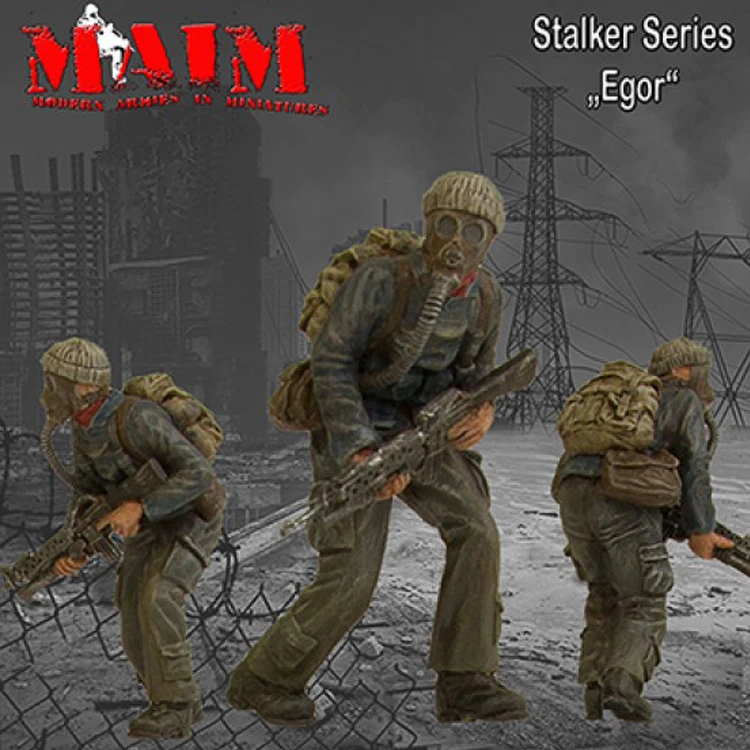 1/35 Stalker Series-Egor, Resin Model Soldier GK, Film biochemistry series, Unassembled and unpainted kit