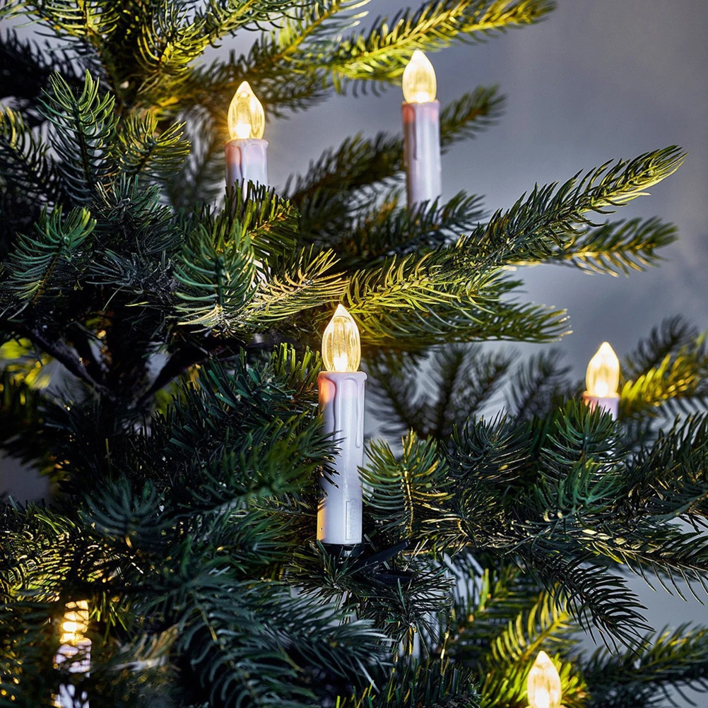 

Christmas LED Lights Flameless Flickering Lamp Christmas Led Light Household Decor Electronic Clip Soft Safe
