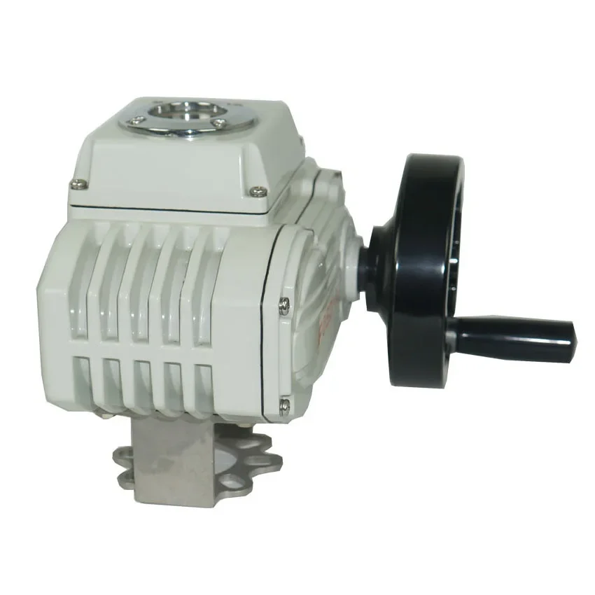 90 Degree Rotary intelligent 220V AC 4-20mA Modulating valve electrical actuator