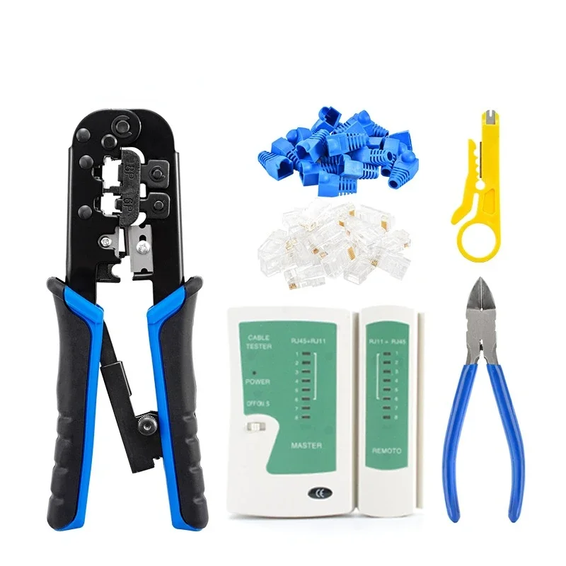 LT-200R RJ45 Crimper Tool 8P/6P/4P Cable LAN Network Tools Wire Cutter Stripper Crimper PC Multi-function Pliers