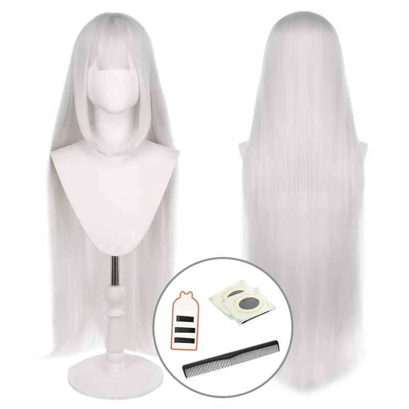 

FC6HOLOUN Re:Life In A Different World From Zero Anime Emilia Cosplay Wig Rose Net Synthetic Fiber Adjustable Size Heat Res@FC8！