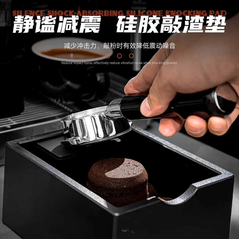 Coffee grounds box Italian coffee machine Household slag knocking bucket Bar waste powder storage box Plastic coffee grounds box