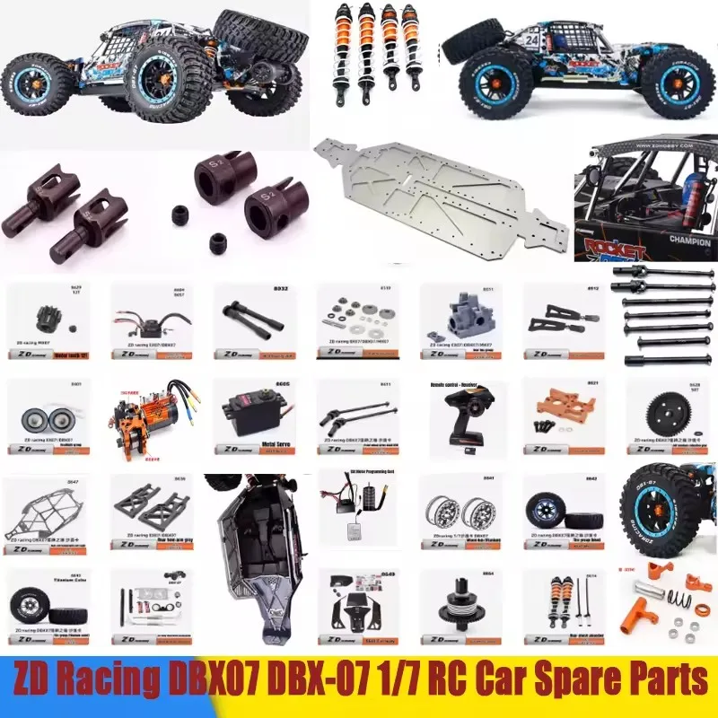 ZD Racing DBX07 DBX-07 1/7 Ferngesteuertes Auto Ersatzteile Zubehör Lenkbecher C-Sitz Montageteile Auto-Upgrade-Teile