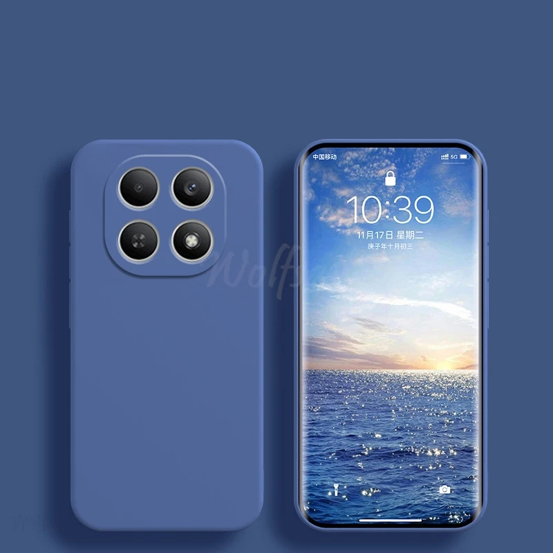 Für Xiaomi Redmi Note 15 Pro Hülle, flüssiges Silikon, schlichtes Gummi, Redmi Note 15 Pro Cover, Telefonschutz, Redmi Note 15 Pro Plus – Detail 14
