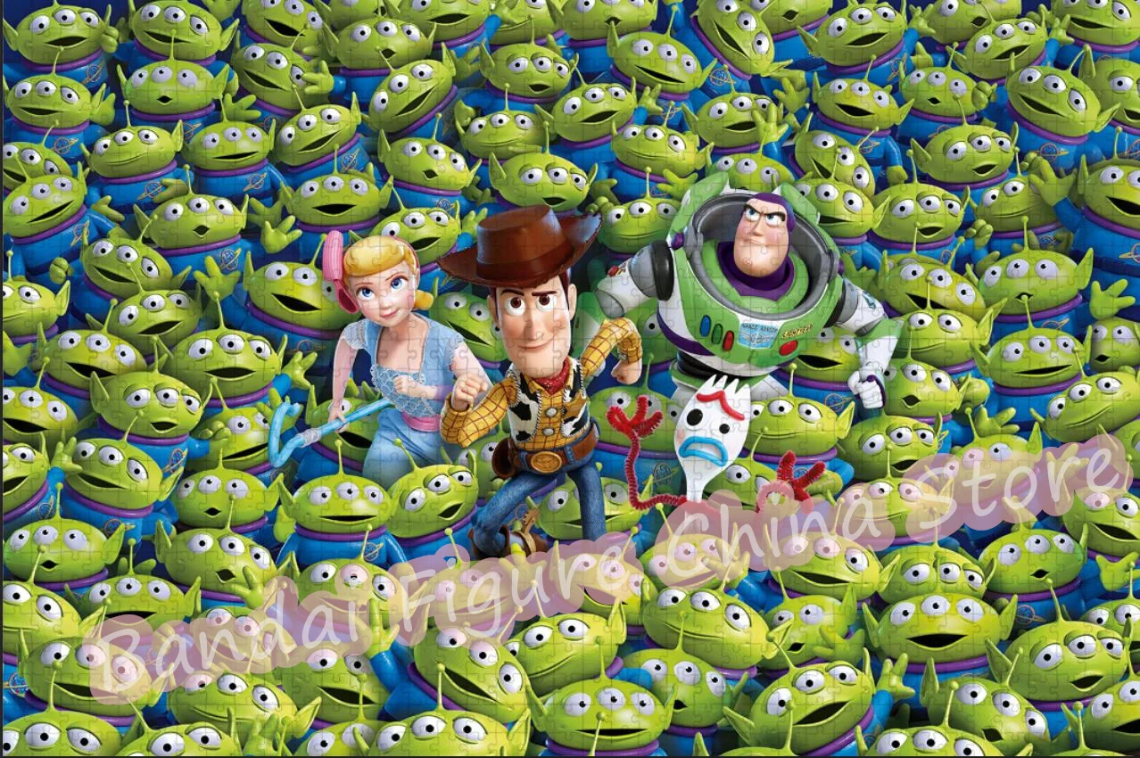 Toy Story Disney Animation Jigsaw Puzzle 300/500/1000 Pieces Puzzles for Adults Diy Educational Toys Games Kids New Year Gifts