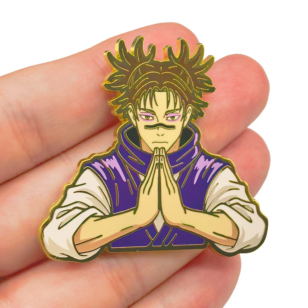 Stylish Pale Fantasy Mage Metal Brooch Quiet Magic Young Figure Enamel Pin Versatile Clothes Bag Collar Daily Outfit Accessory