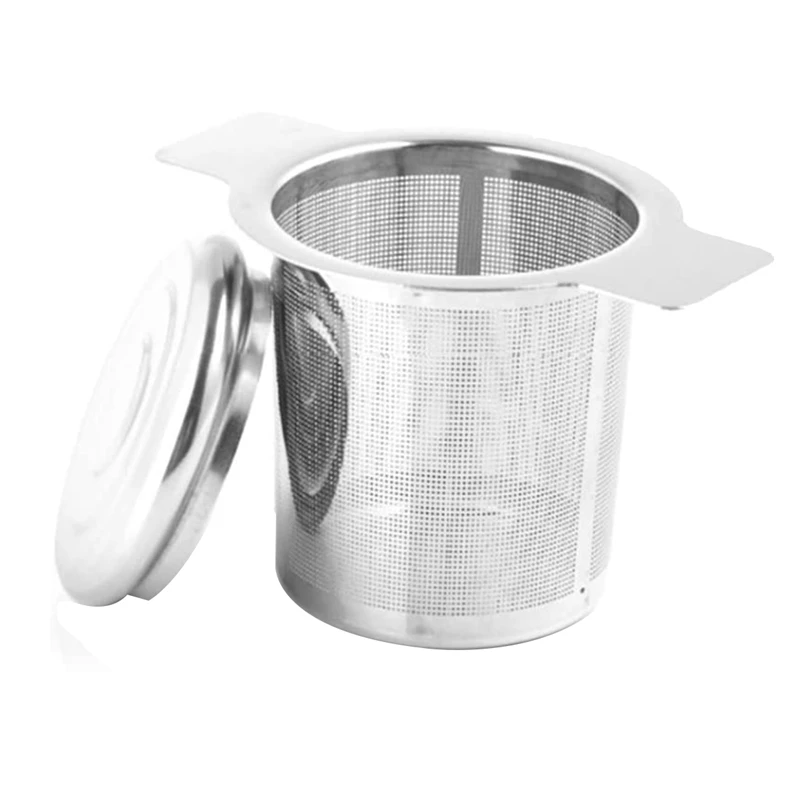 6 Packs Loose Leaf Tea Filters,Stainless Steel Tea Basket Filters Tea Strainer Steeper For Hanging On Teapots