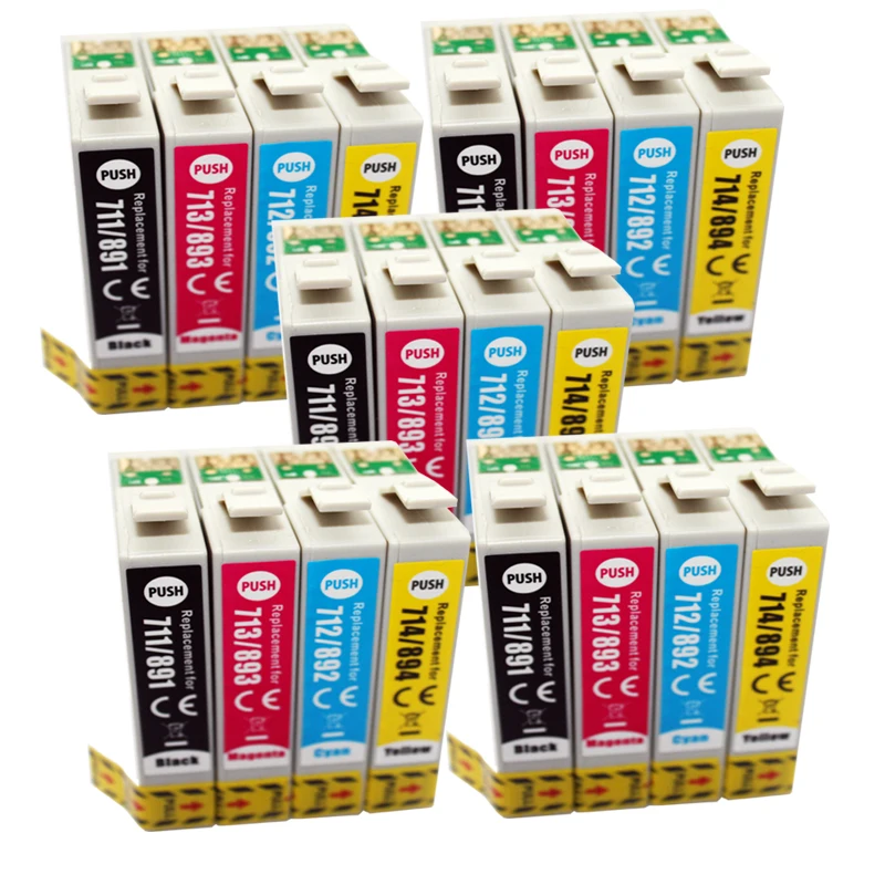 Cartucho de Tinta Compatível para Epson Impressoras Sx200 Sx205 Sx210 Sx215 Sx218 Sx400 Sx405 Sx410 Sx510 Sx515w Conjuntos