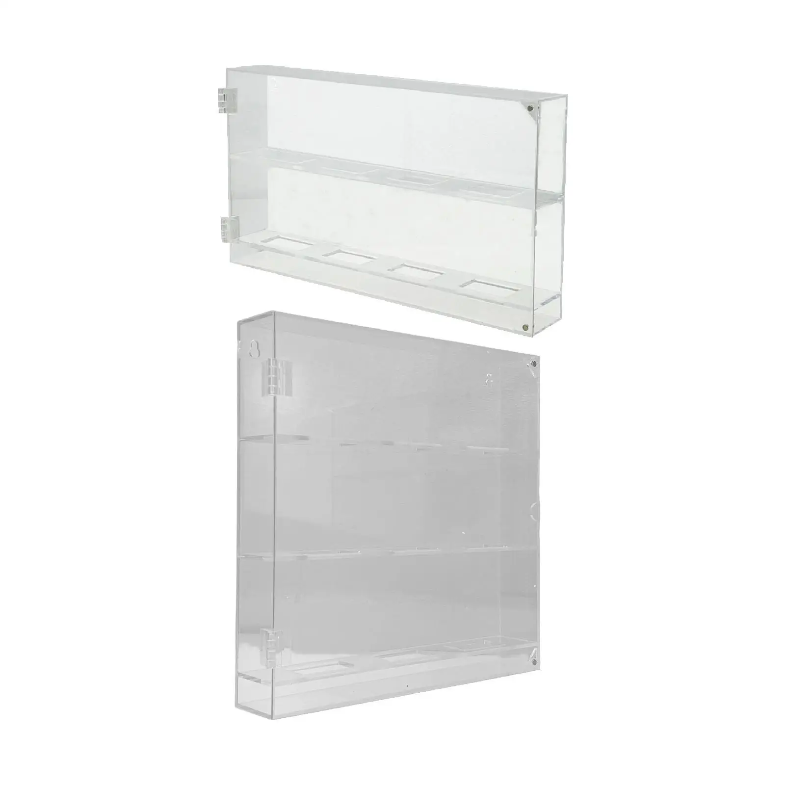 

Acrylic Hockey Puck Display Case Transparent Showcase Dustproof Practical Wall Mount Organizer for Club Gym Bedroom Office Home