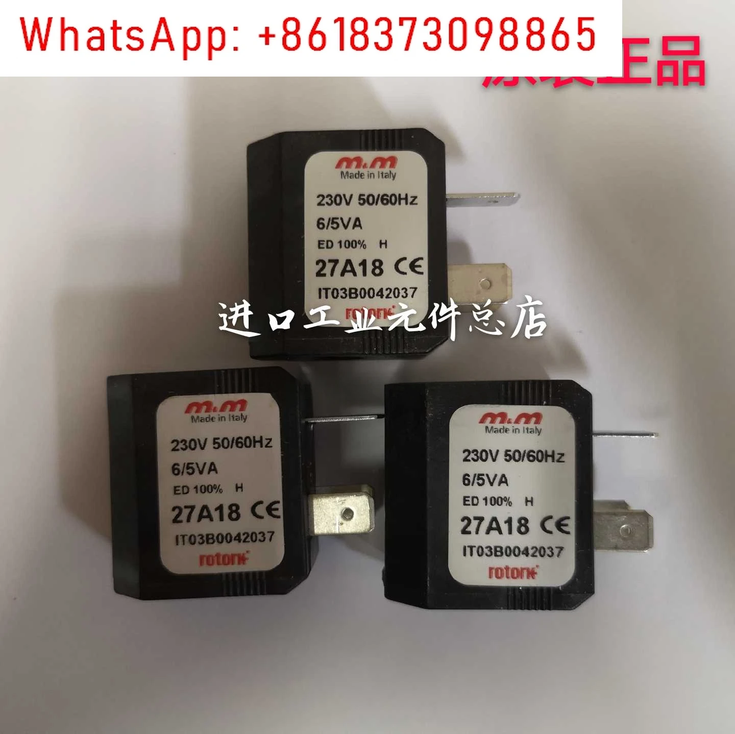 

1PCS solenoid valve 27A1 27A18 coil, air compressor intake valve