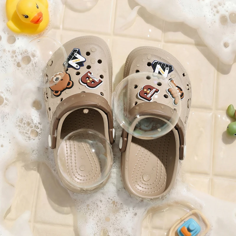 Cheerful Mario Summer children's two-piece sandals - indoor sandals and outdoor flip-flops