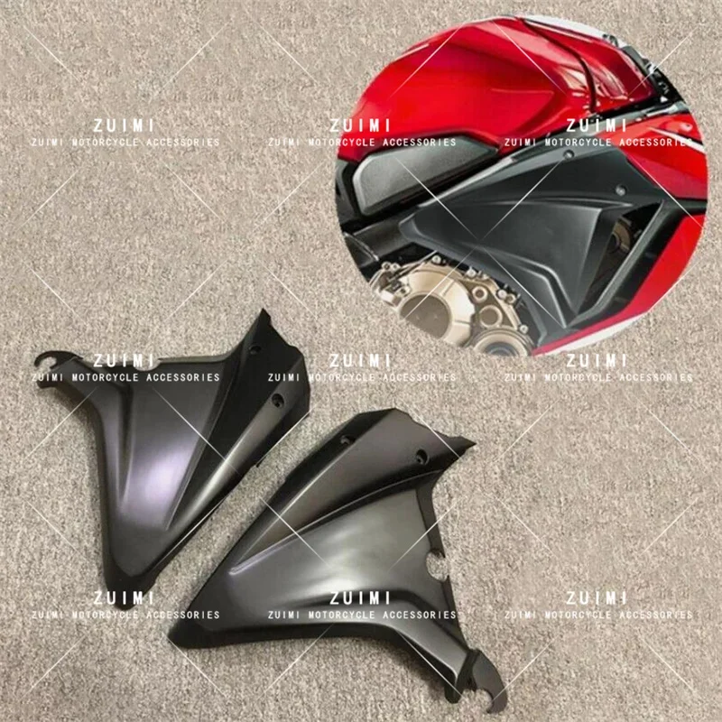 

Matte Black Side Frame Cover Panels Trim Fairings For Honda CBR650R 2019-2023