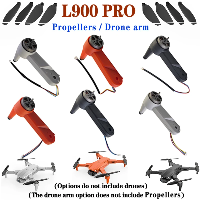 L900 PRO RC Drone Arm Original Spare Parts Blades Accessories Propeller Blade Drone Props spare propelle Blade