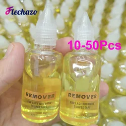 Wig Glue Remover 10-50Pcs Hair Extensions Remover Solvent For Adhesive Residue Private Label Lace Front Wig Glue Remover