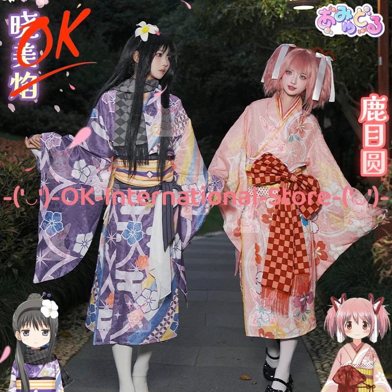 

Puella Magi Madoka Magica Kaname Homura Akemi кимоно косплей костюм аниме персонаж наряд Хэллоуин карнавальная вечеринка униформа