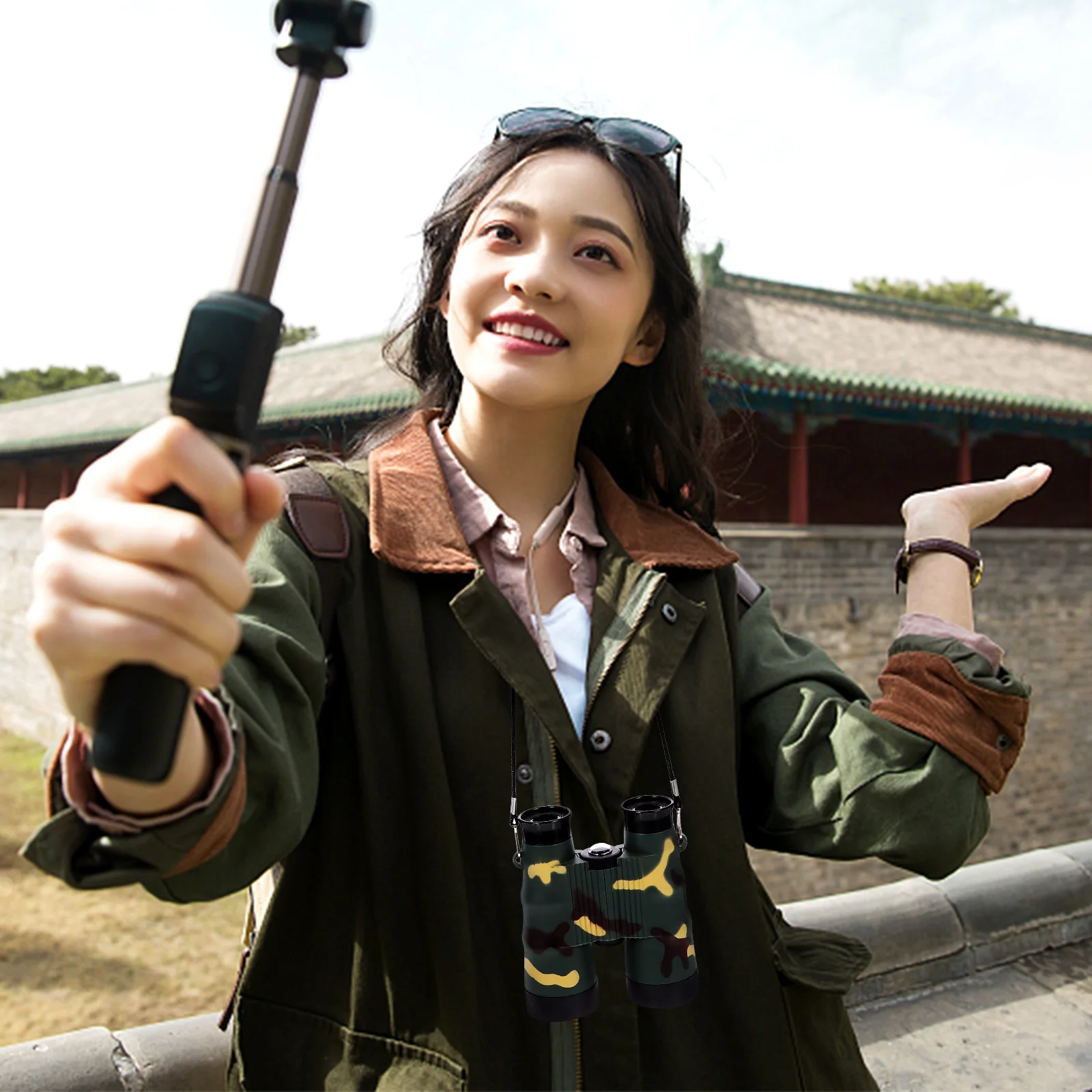 

Sturdy Mini Telescope For Adults Compact Portable Small Outdoor Watching Pocket Sized Hunting Hiking